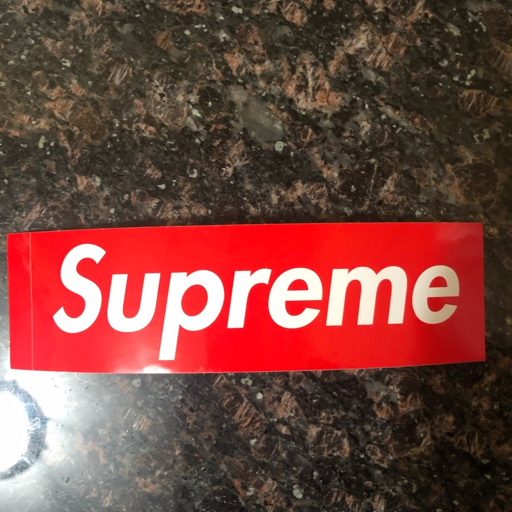 SOLD 3/$15 Supreme Box Logo Sticker - Picture 1 of 1